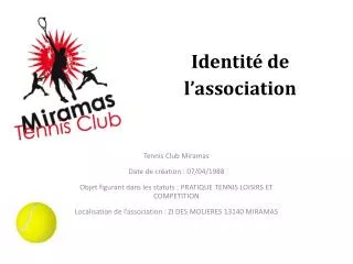 identit de l association