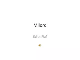 milord