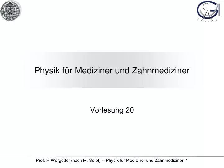 physik f r mediziner und zahnmediziner