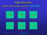 Edge Relaxation - slide 1