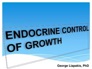 ENDOCRINE CONTROL OF GROWTH