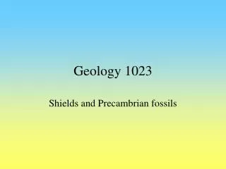 Geology 1023