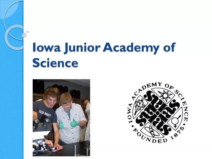 iowa junior academy of science