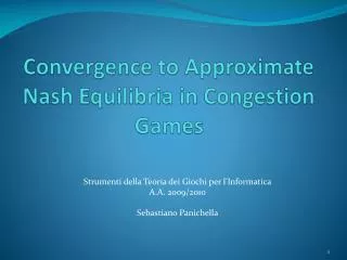 convergence to approximate nash equilibria in congestion games