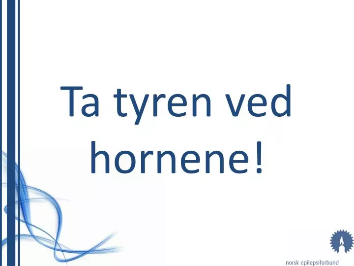 ta tyren ved hornene