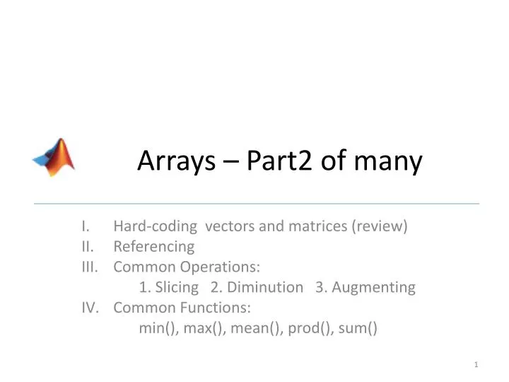 arrays part2 of many
