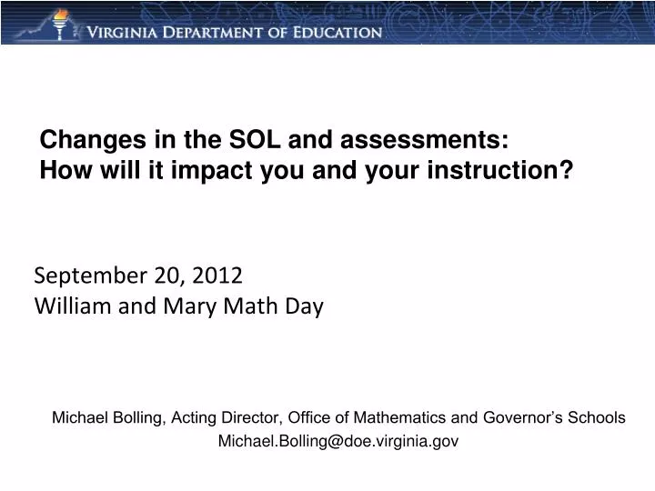 september 20 2012 william and mary math day