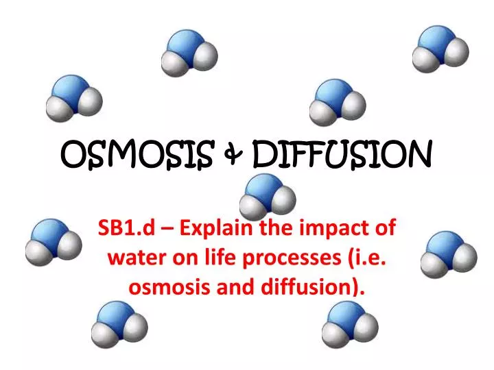 osmosis diffusion