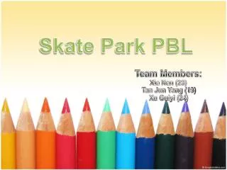 Skate Park PBL