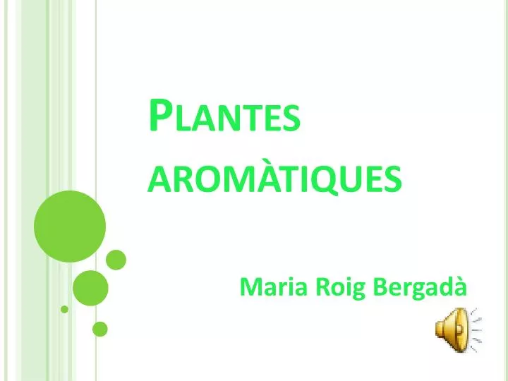 plantes arom tiques