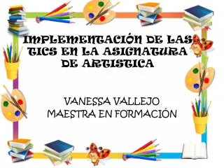 implementaci n de las tics en la asignatura de artistica