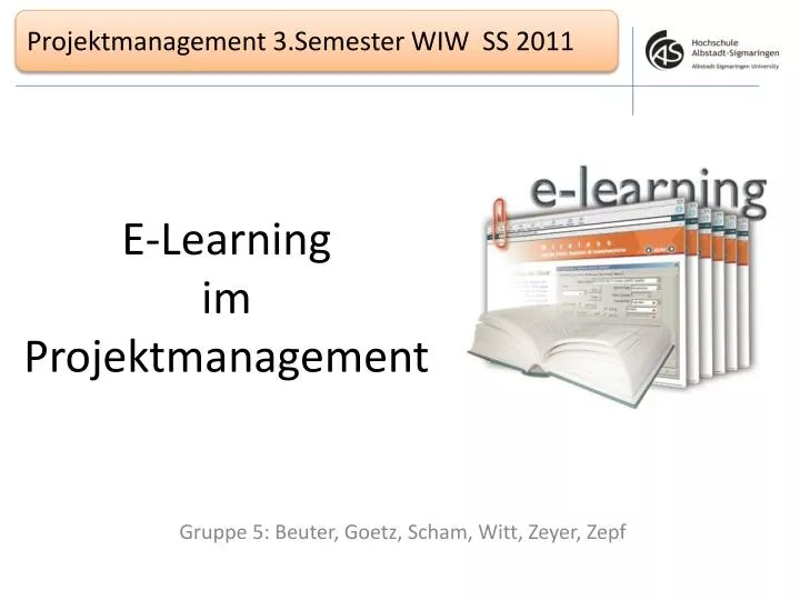 e learning im projektmanagement
