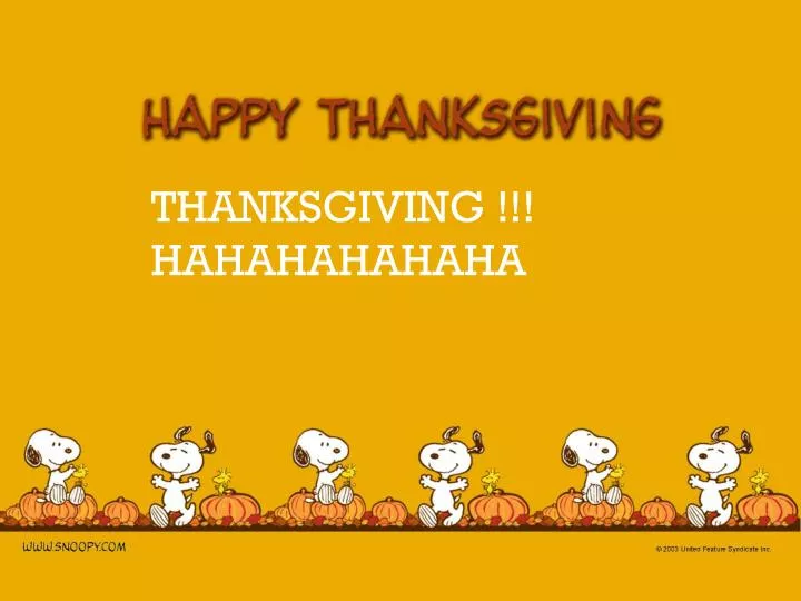thanksgiving hahahahahaha