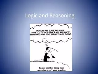 Logic and Reasoning
