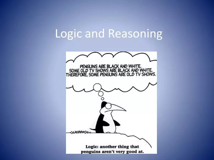 logic and reasoning