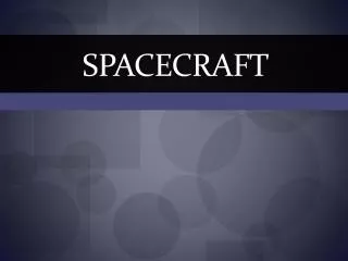 Spacecraft