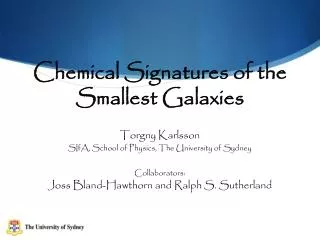Chemical Signatures of the Smallest Galaxies
