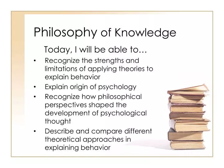 philosophy of knowledge