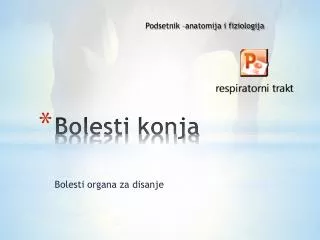 Bolesti konja