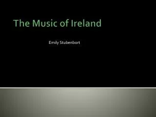 The Music of Ireland