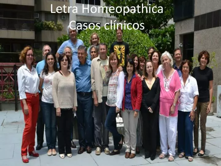 letra homeopathica casos cl nicos