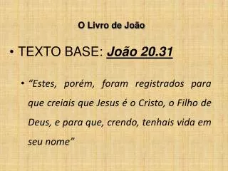 o livro de jo o