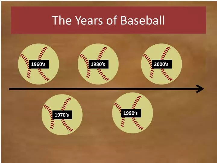 the years of baseball