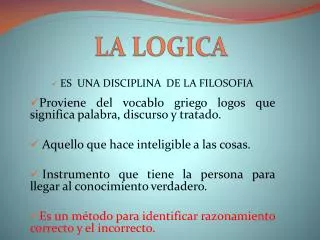 la logica