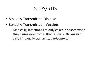STDS/STIS