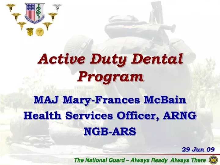 active duty dental program