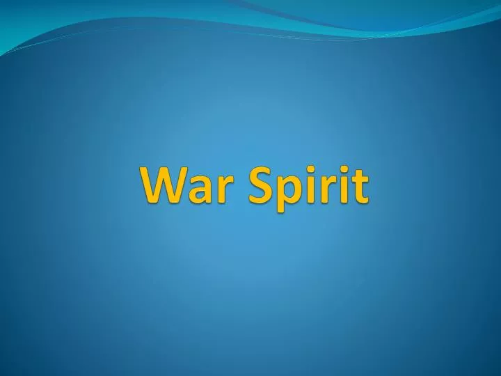 war spirit