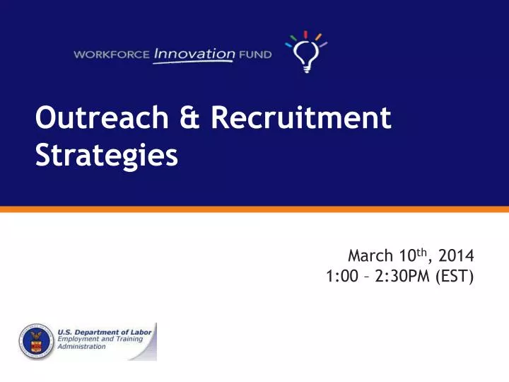 outreach recruitment strategies