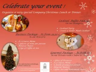 Celebrate your event !