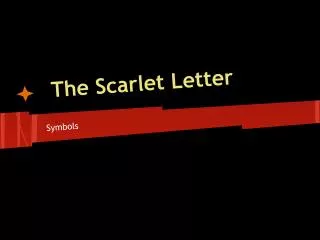 The Scarlet Letter