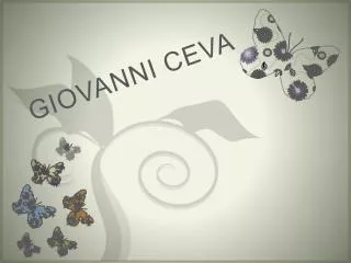 GIOVANNI CEVA