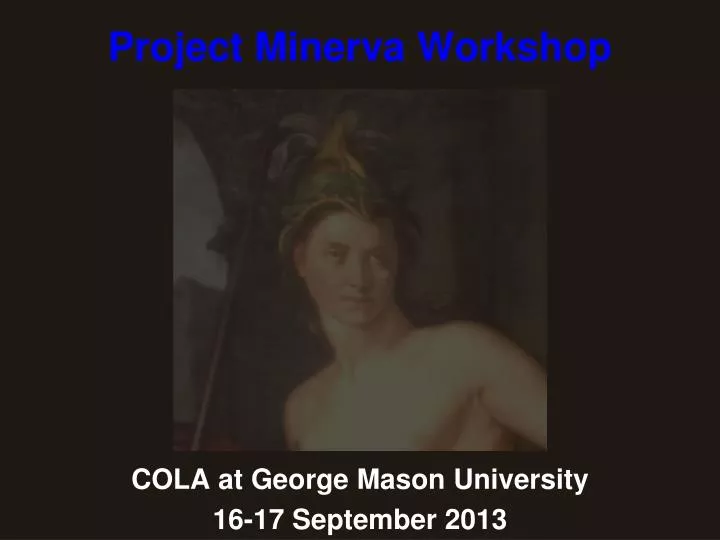 project minerva workshop