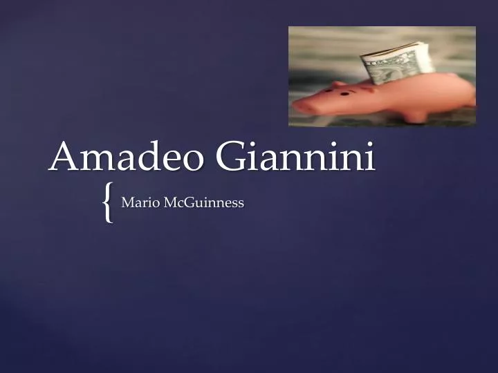 amadeo giannini