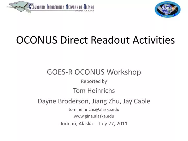 oconus direct readout activities
