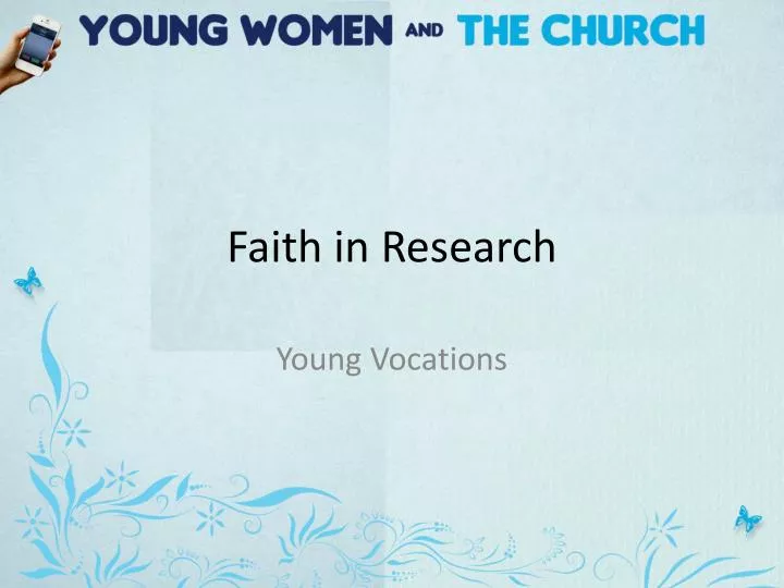 faith in research