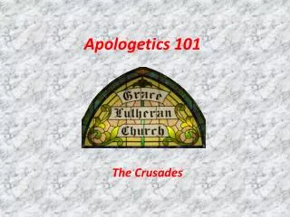 Apologetics 101