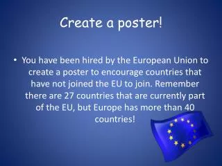 Create a poster!