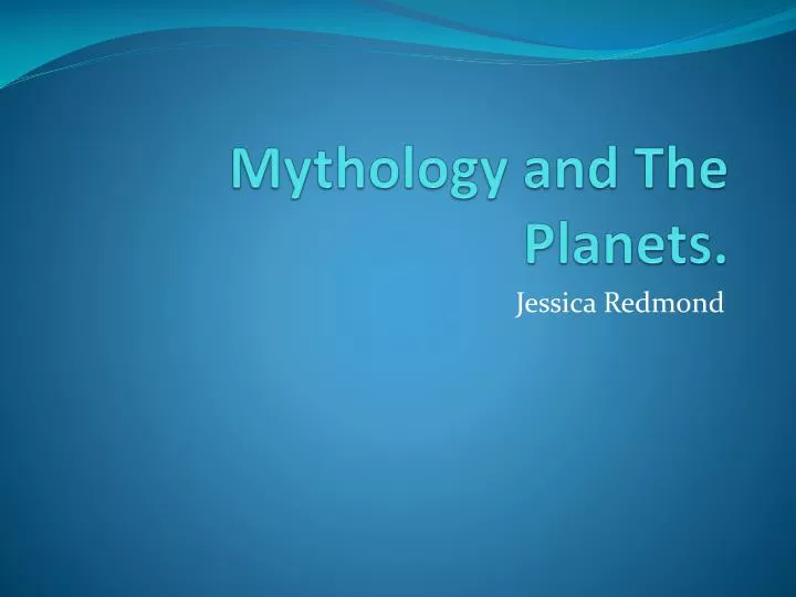 mythology and the planets