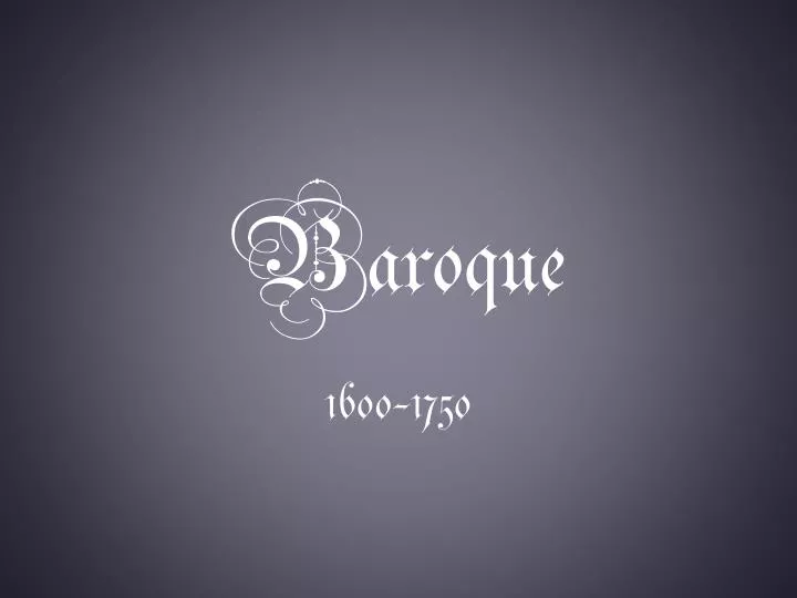 baroque