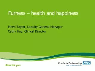 Furness – health and happiness