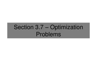 section 3 7 optimization problems