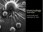 Immunology - slide 1