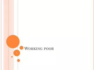 working poor