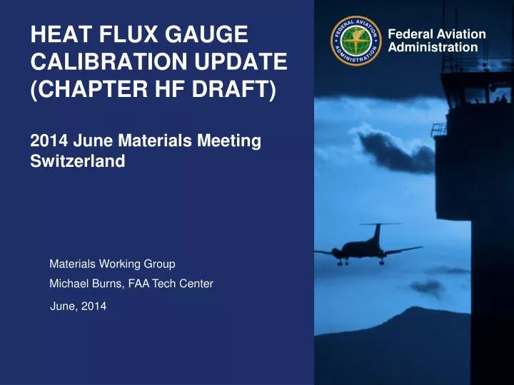 heat flux gauge calibration update chapter hf draft 2014 june materials meeting switzerland
