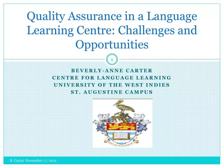 quality assurance in a language learning centre challenges and opportunities