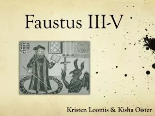 Faustus III-V